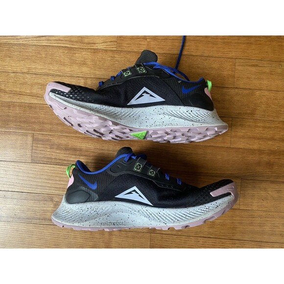 EUC Nike Pegasus Trail 3 Black Light Marine Running Sneakers Womens 11 NO insole main image 11
